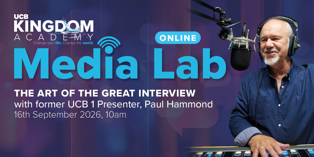 The Art of the Great Interview with former UCB1 presenter Paul Hammond - 16th September 26